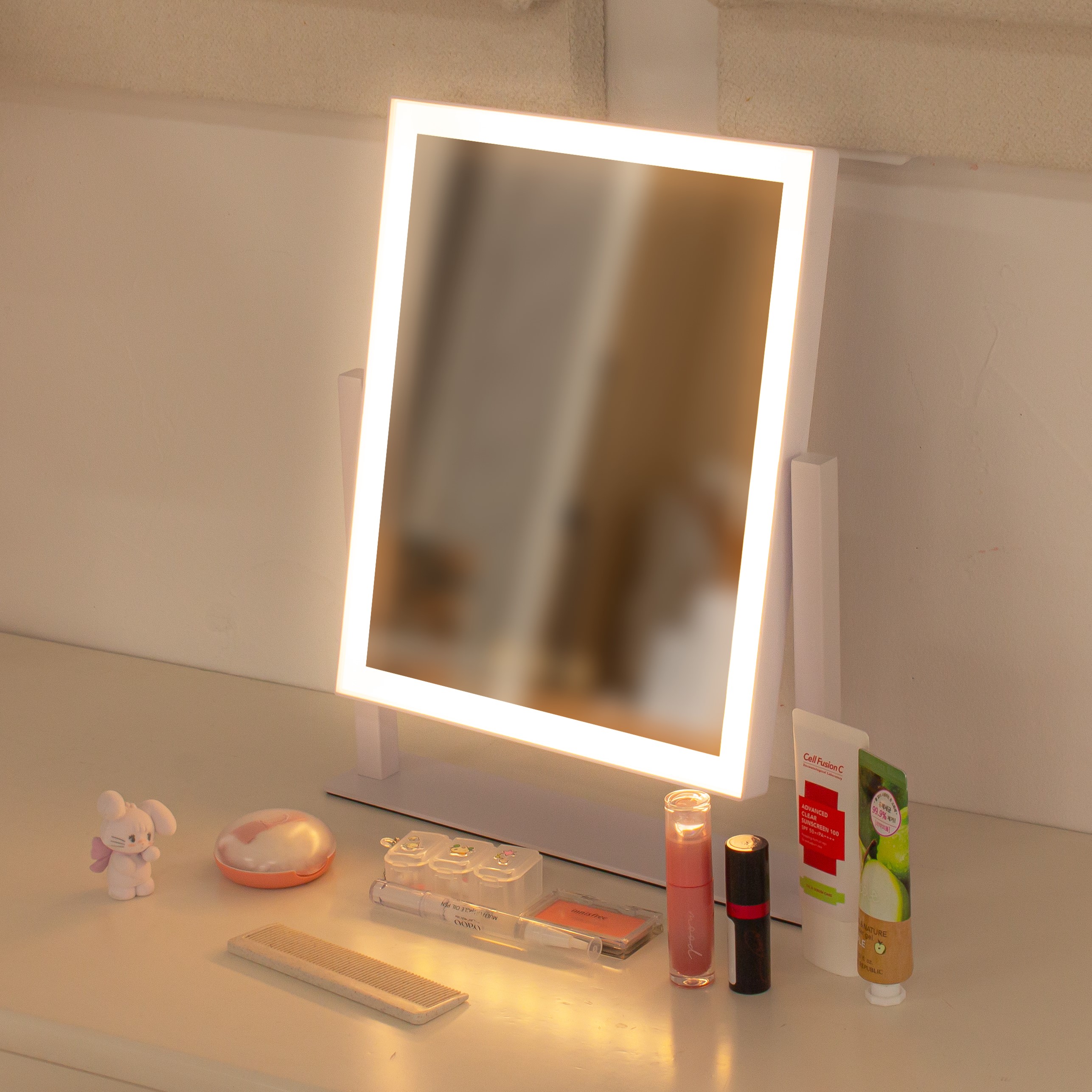 비욘드퍼니싱 LED 화장대 조명 탁상 거울