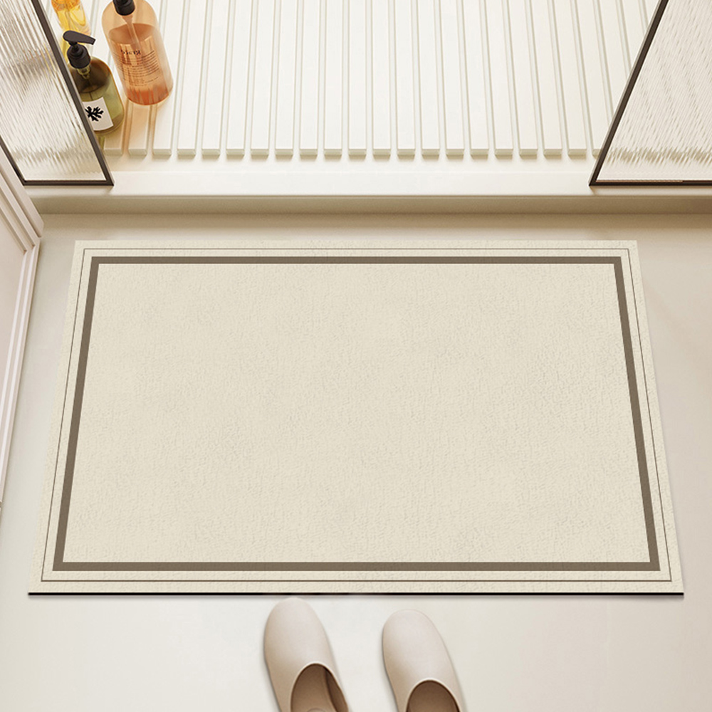 스퀘어 소프트 규조토 주방매트 빨아쓰는 부엌 푹신한 발매트 S