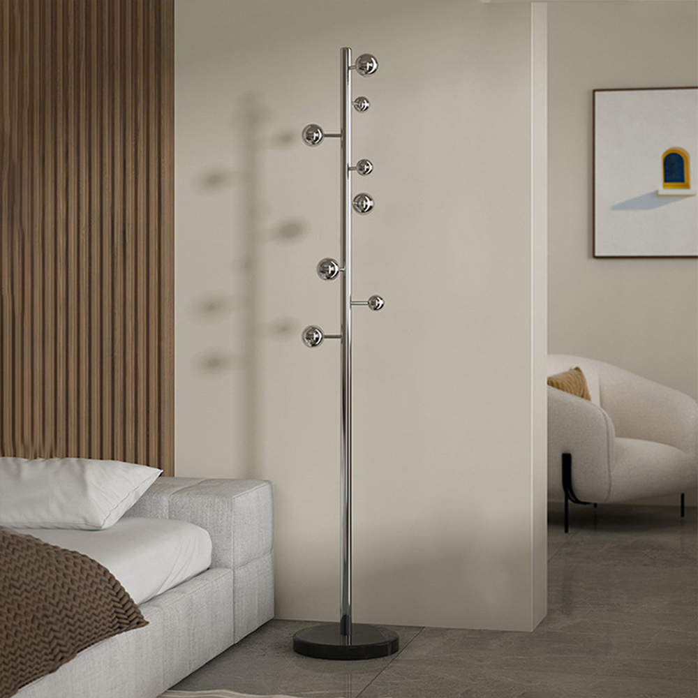 실버볼 옷안늘어나는 스탠드행거 튼튼한 고정식 행거 스탠드 옷걸이