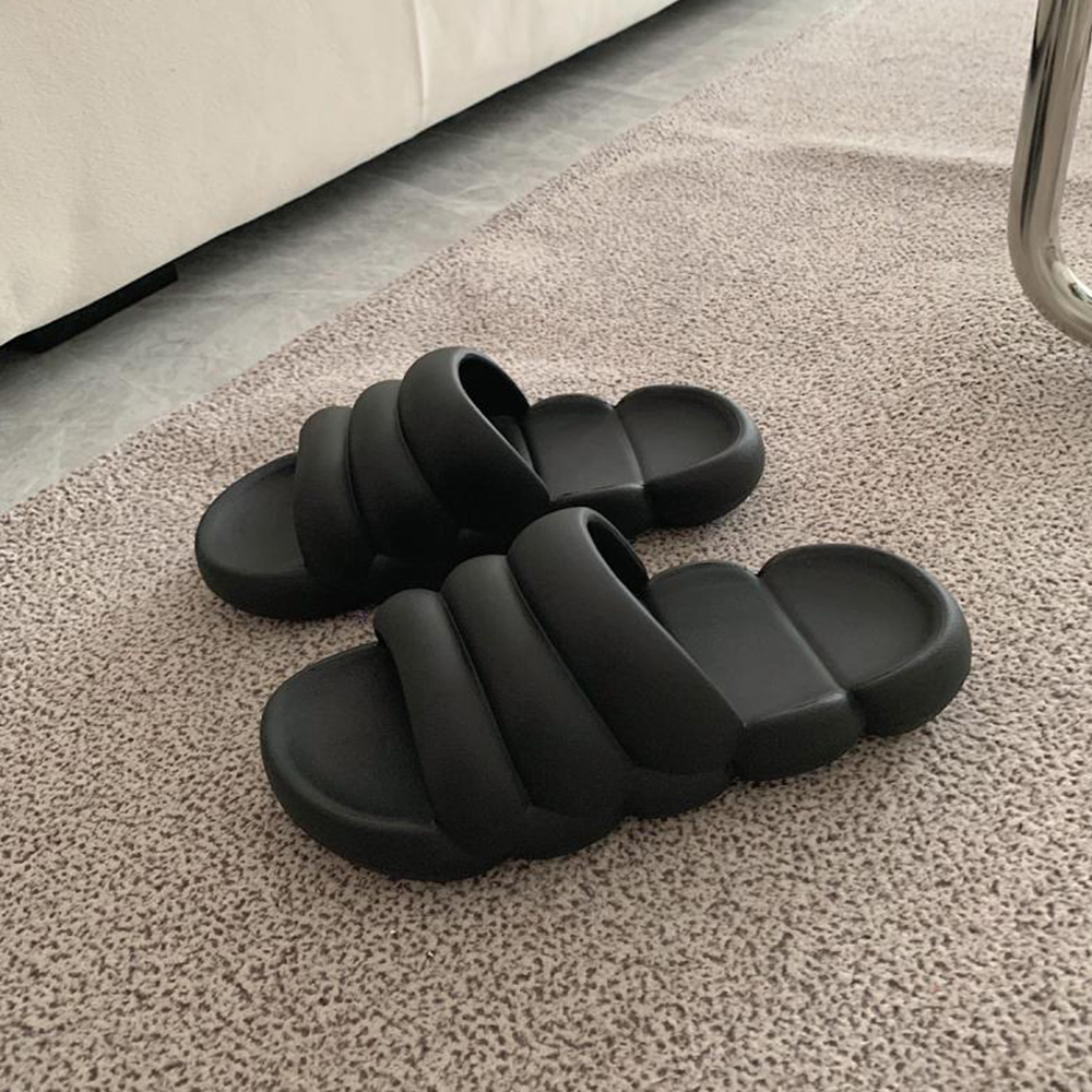 층간소음 뚱카롱 슬리퍼 푹신한 거실화 사무실 실내 슬리퍼 - 상세 이미지 5