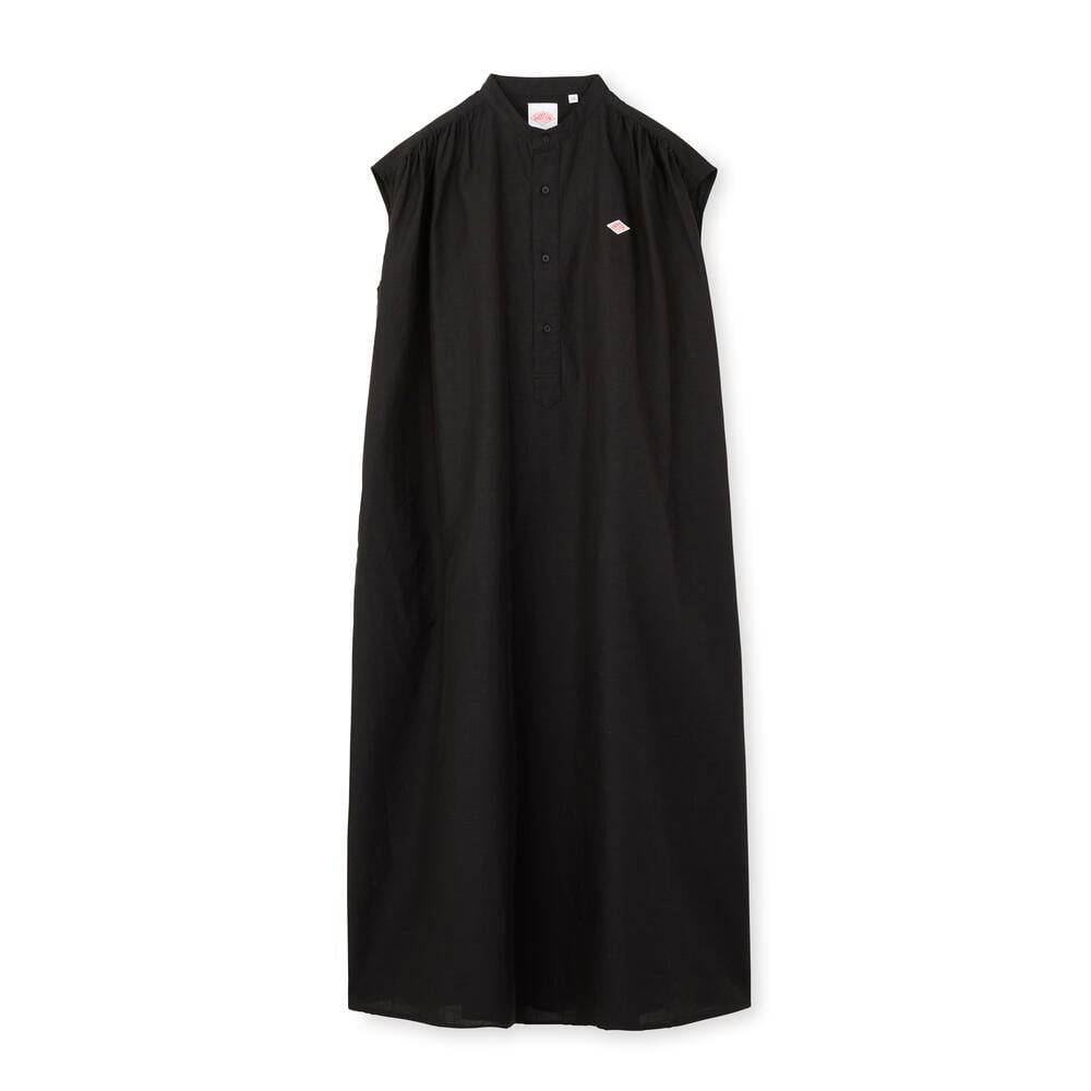 단톤 원피스 ROLL UP SHIRT DRESS 25SS 셔링 셔츠 DNB251L203-0010 - 상품 이미지