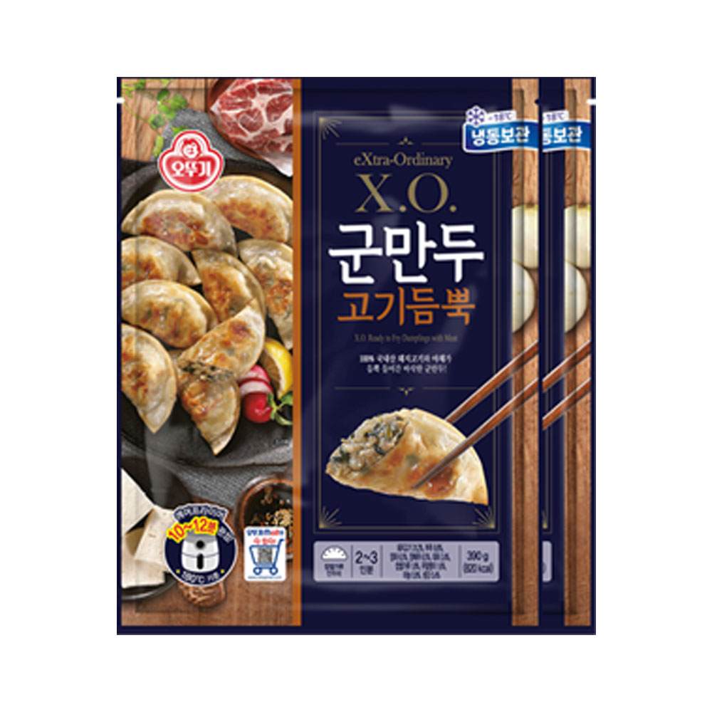 오뚜기 X.O. 군만두 고기듬뿍 390g 2개 - 상품 이미지