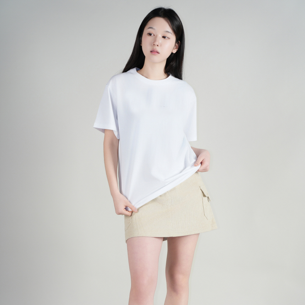 좋은티샵 남녀공용 20수 라운드 면 반팔 티셔츠 - 상세 이미지 5