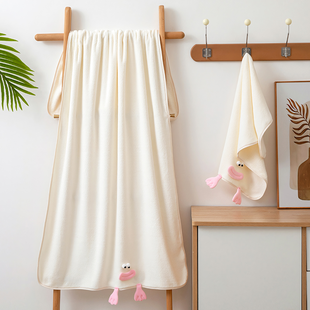 아동 키즈 유아 여아 남아 초등 학생 주니어 성인 타올 목욕 샤워 물놀이 비치 수건 세트