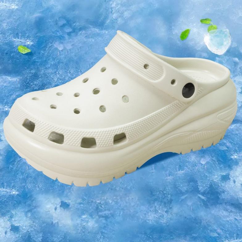 여름 여성통굽슬리퍼 통풍 키높이슬리퍼 eva 어글리슬리퍼