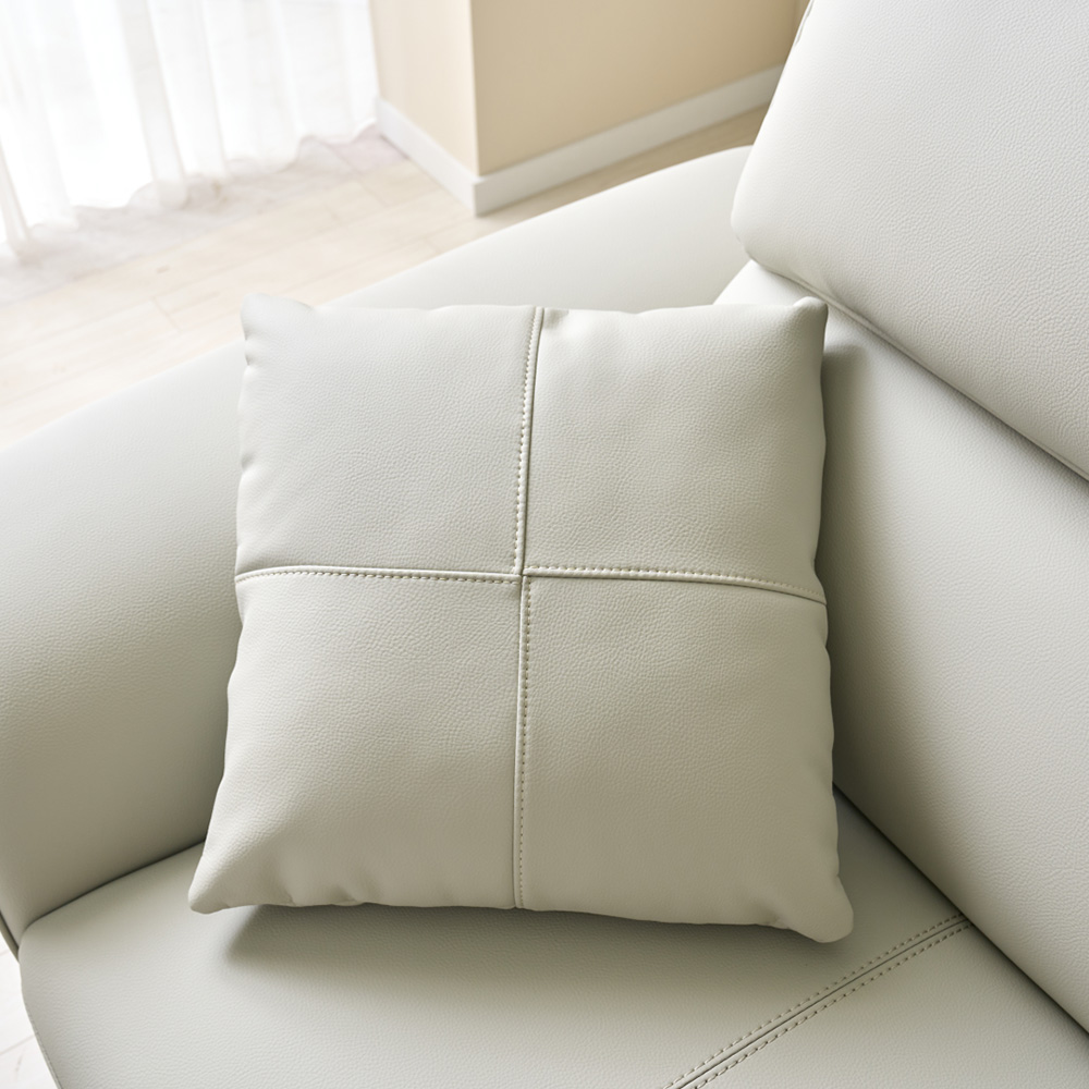 스코나 브라이 실리콘레더 가죽 3인 소파