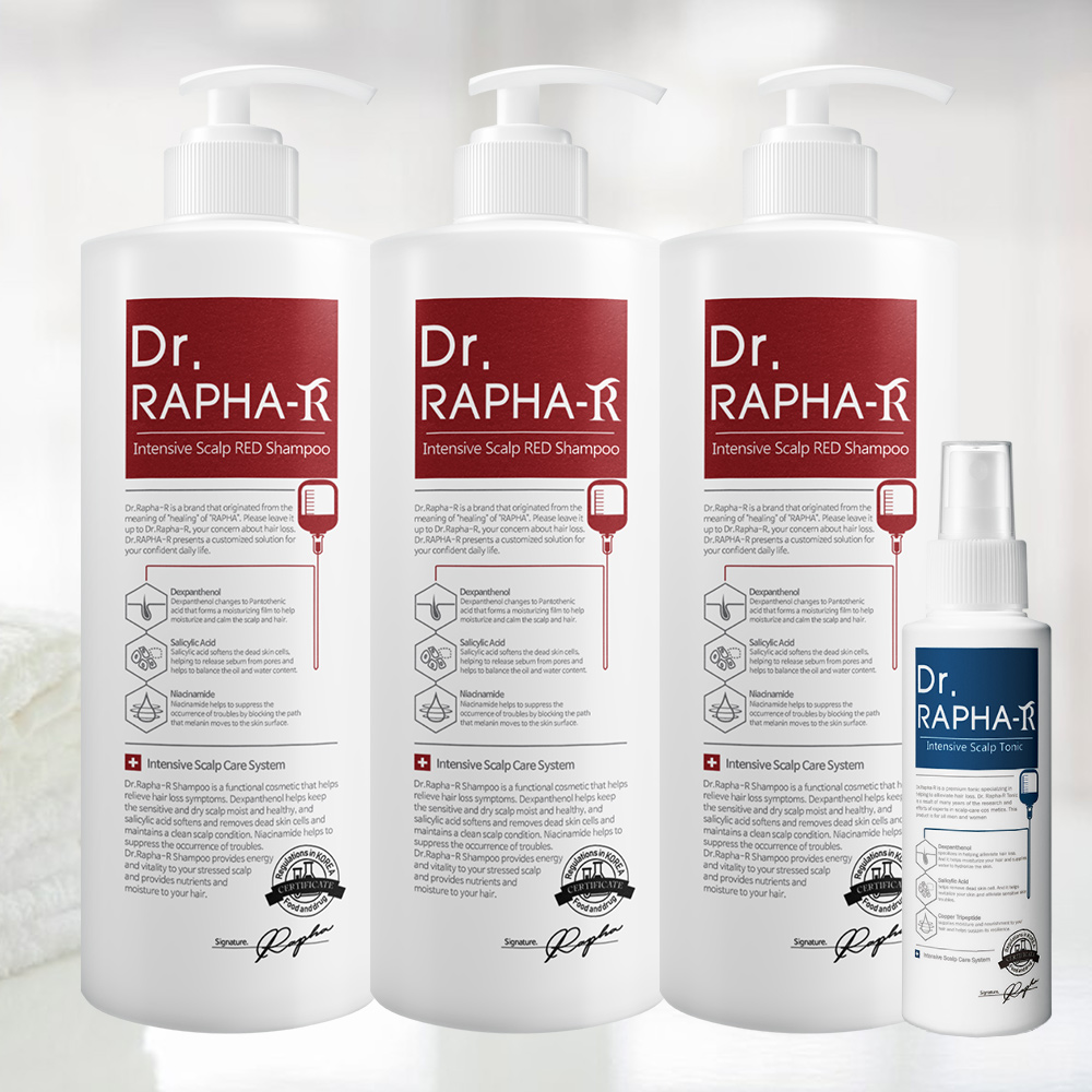 닥터라파알 레드 탈모 샴푸 + 토닉 3,150mL 건성 두피
