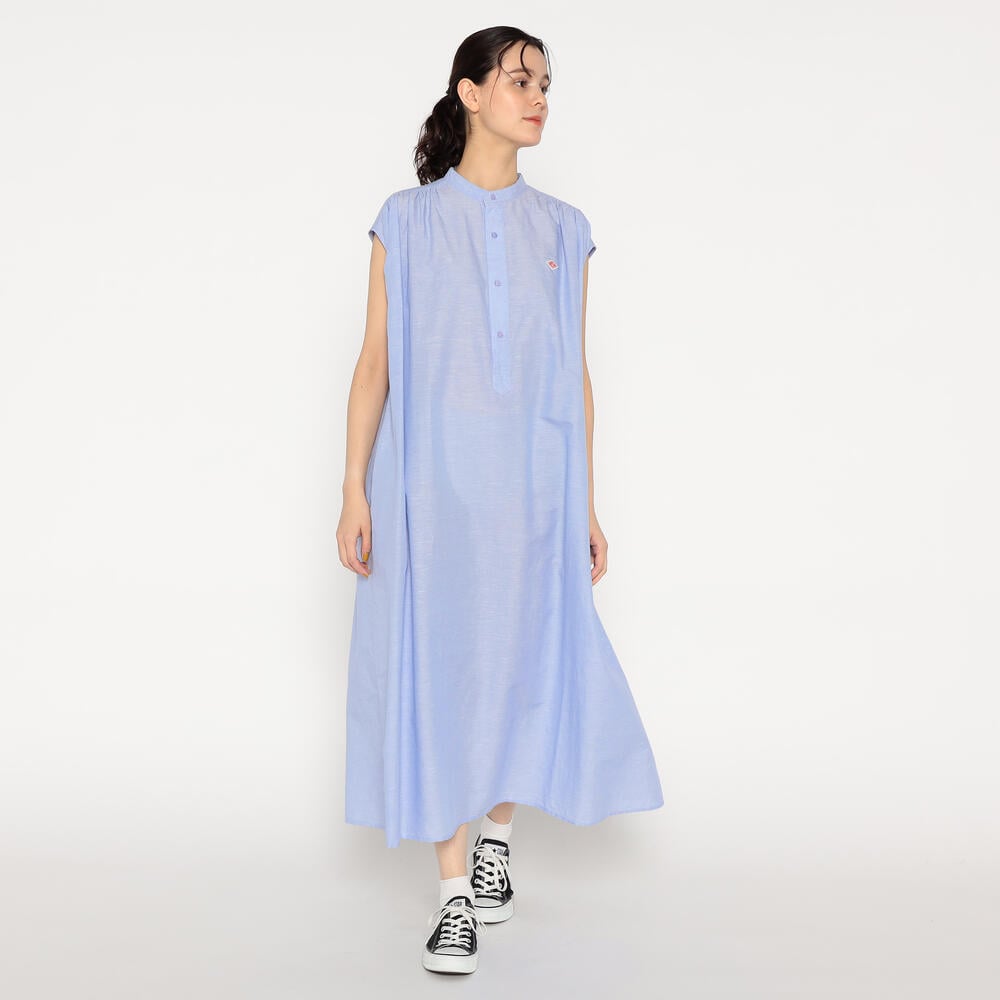 단톤 원피스 ROLL UP SHIRT DRESS 25SS 셔링 셔츠 DNB251L203-0010 - 상세 이미지 4