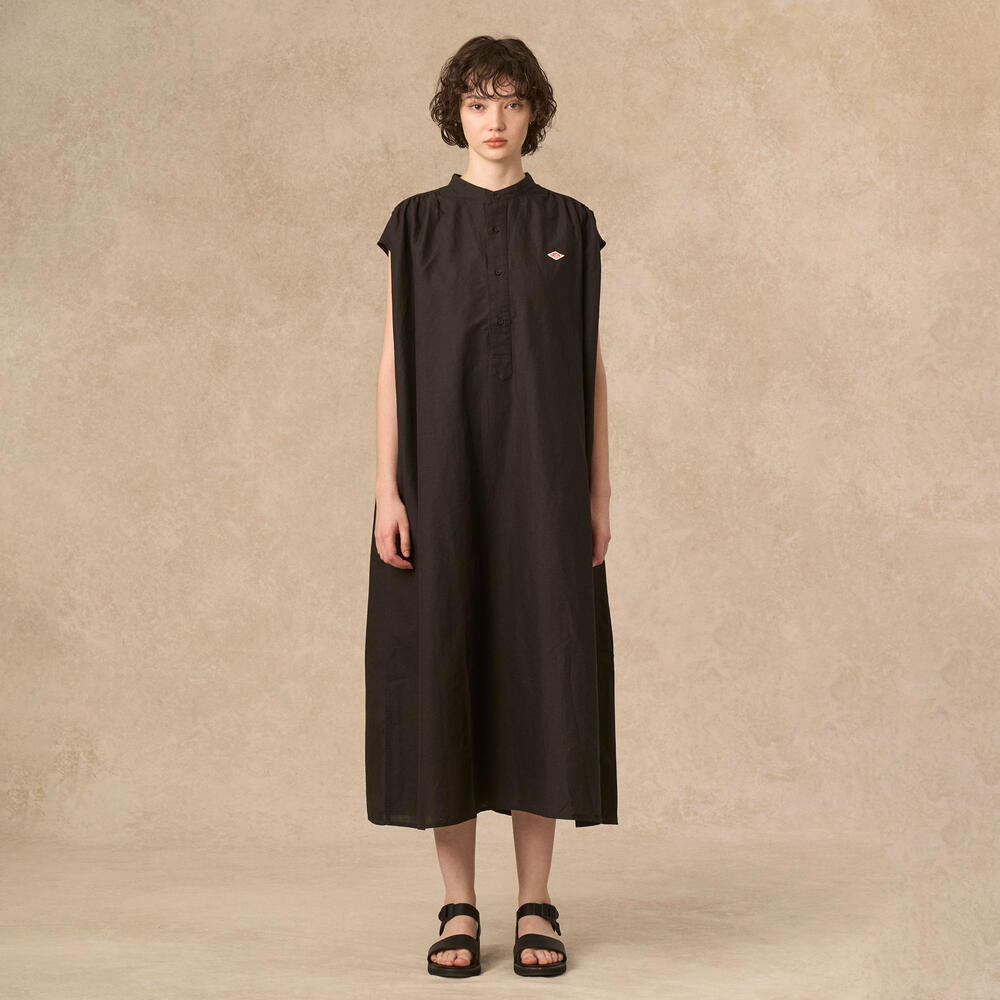 단톤 원피스 ROLL UP SHIRT DRESS 25SS 셔링 셔츠 DNB251L203-0010 - 상세 이미지 5