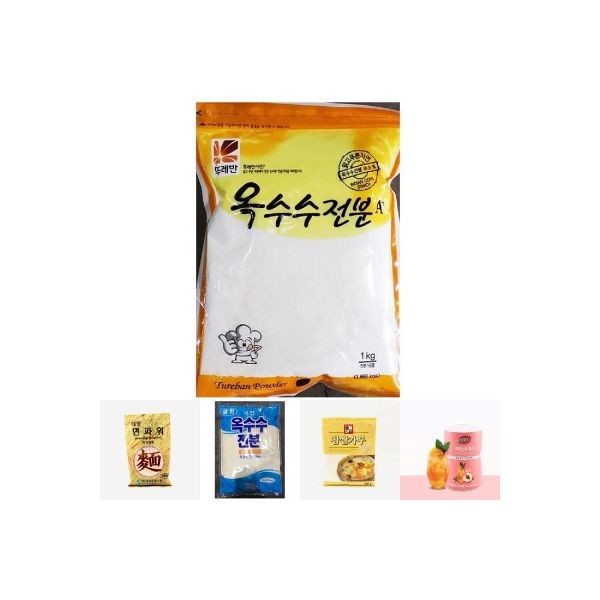 옥수수전분(뚜레반 1K)옥수수가루옥수수전분고소한옥수수전분고소한옥수수분말가정용옥수수전분 : 팡팡모아모아