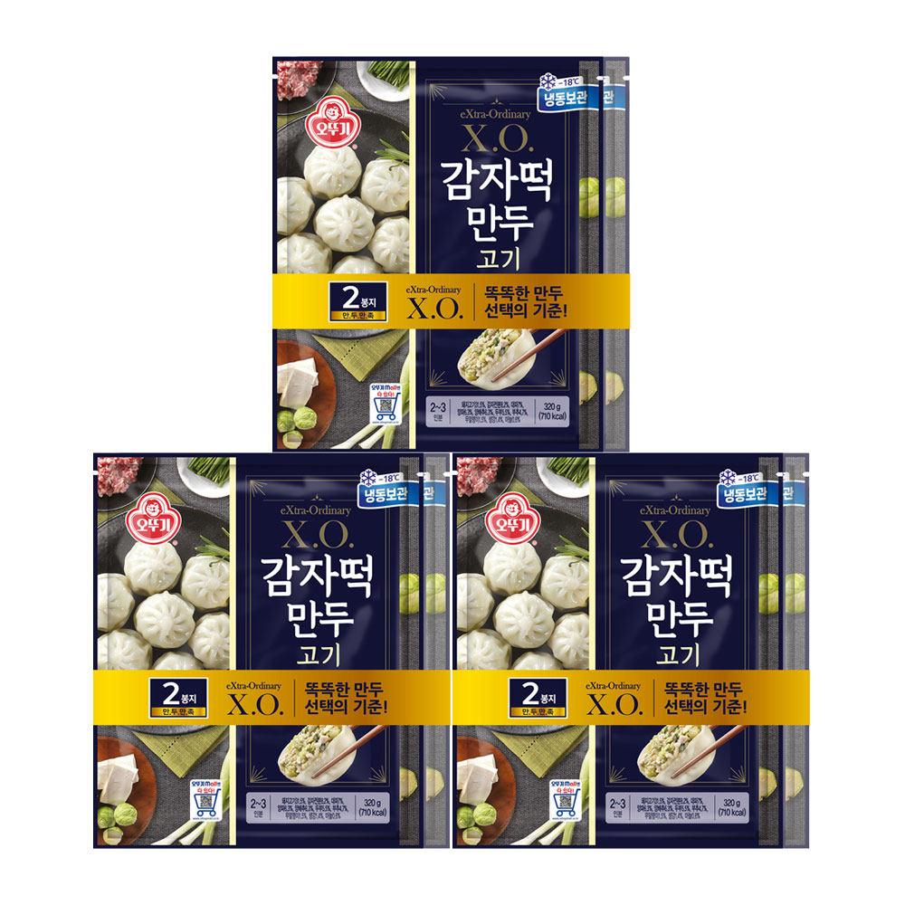 오뚜기 X.O. 감자떡만두 고기 320g 6개