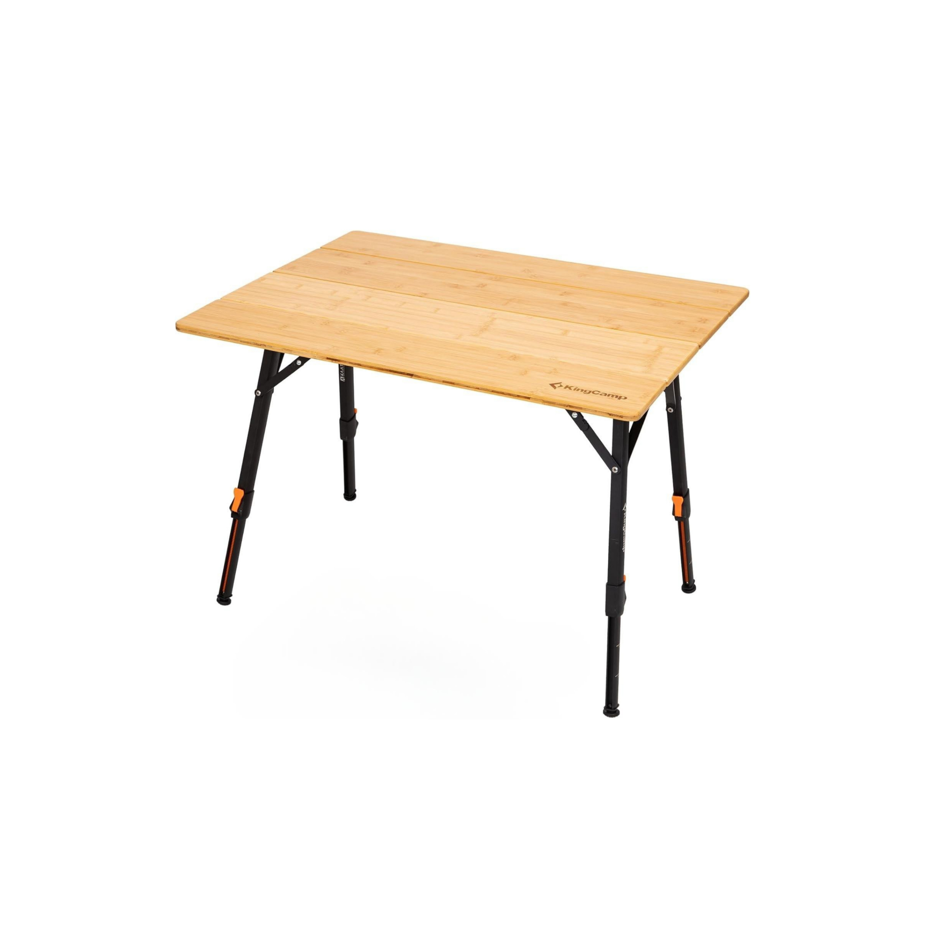 킹캠프 대나무 컴팩트 테이블 캠핑 피크닉 폴딩 높이조절 KC2405 BAMBOO P8060 - 상품 이미지