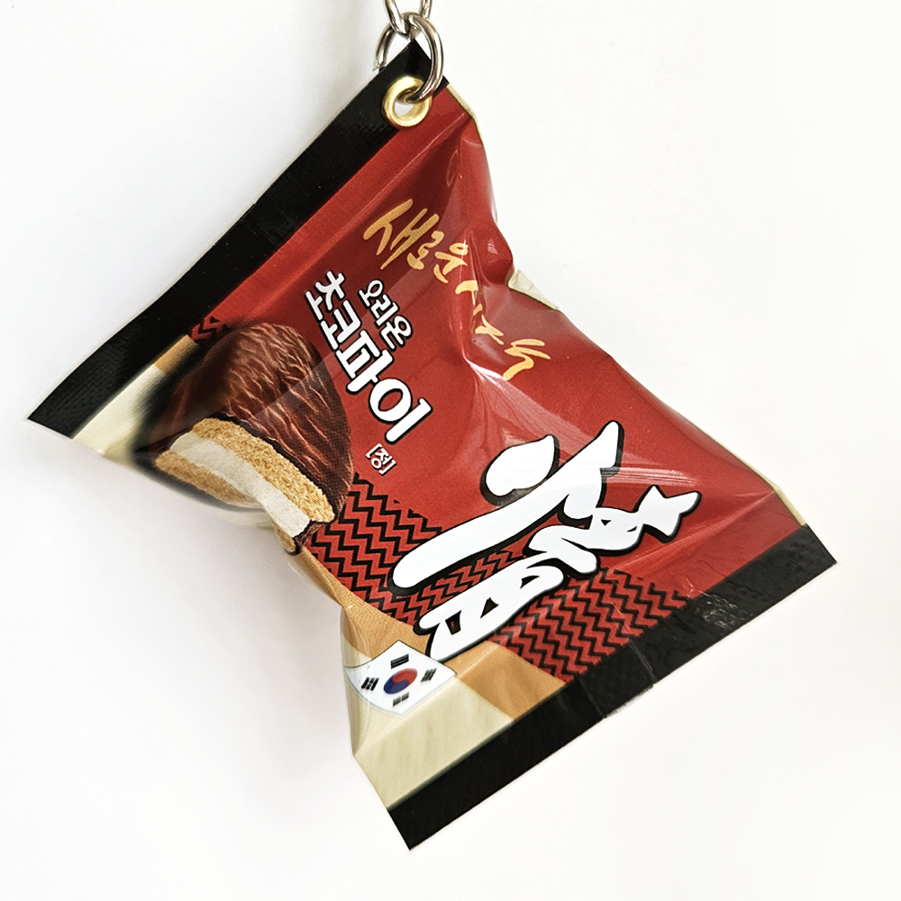 [신제품출시]귀여운 라면 과자 키링 농심 초코파이 불닭볶음면 불닭 열쇠고리 한국 간식 미국 일본 중국 베트남 선물 기념품 쓸데없는 쓸모없는