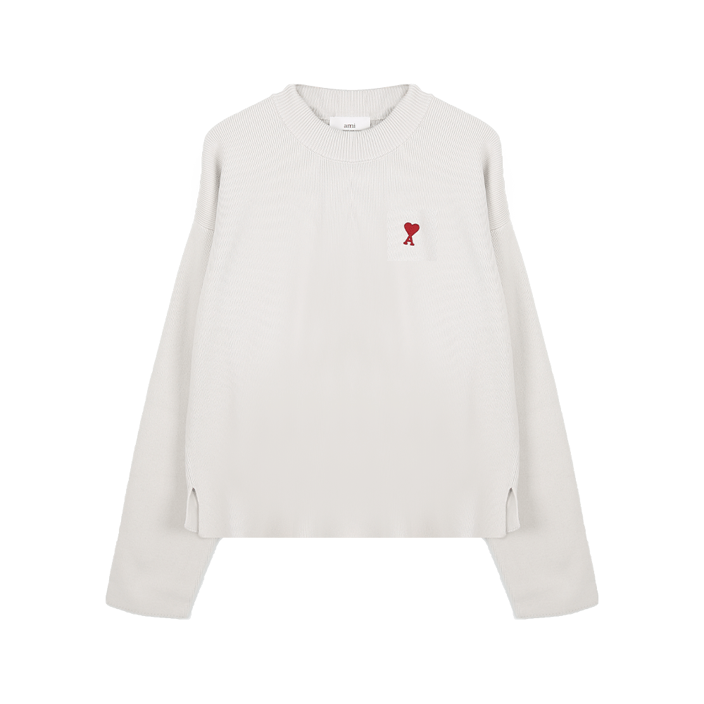 아미 하트 니트 울 스웨터 UKS046 KN0042 193 (2024 S/S) L,XL - 상품 이미지