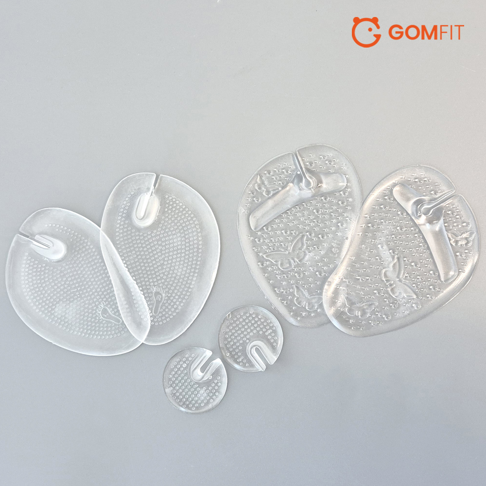 곰피트 3세트 쪼리 신을때 발가락 사이 물집 앞꿈치 미끄럼 방지 보호 패드 실리콘 남녀공용 - 상세 이미지 5