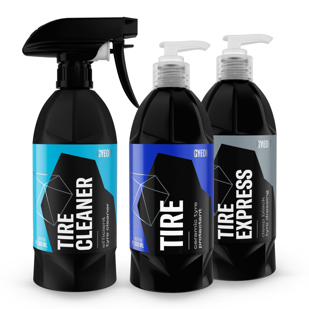 손쉬운 타이어 관리 세트 클리너 타이어코팅제 드레싱제 구성 세차용품세트 기온쿼츠