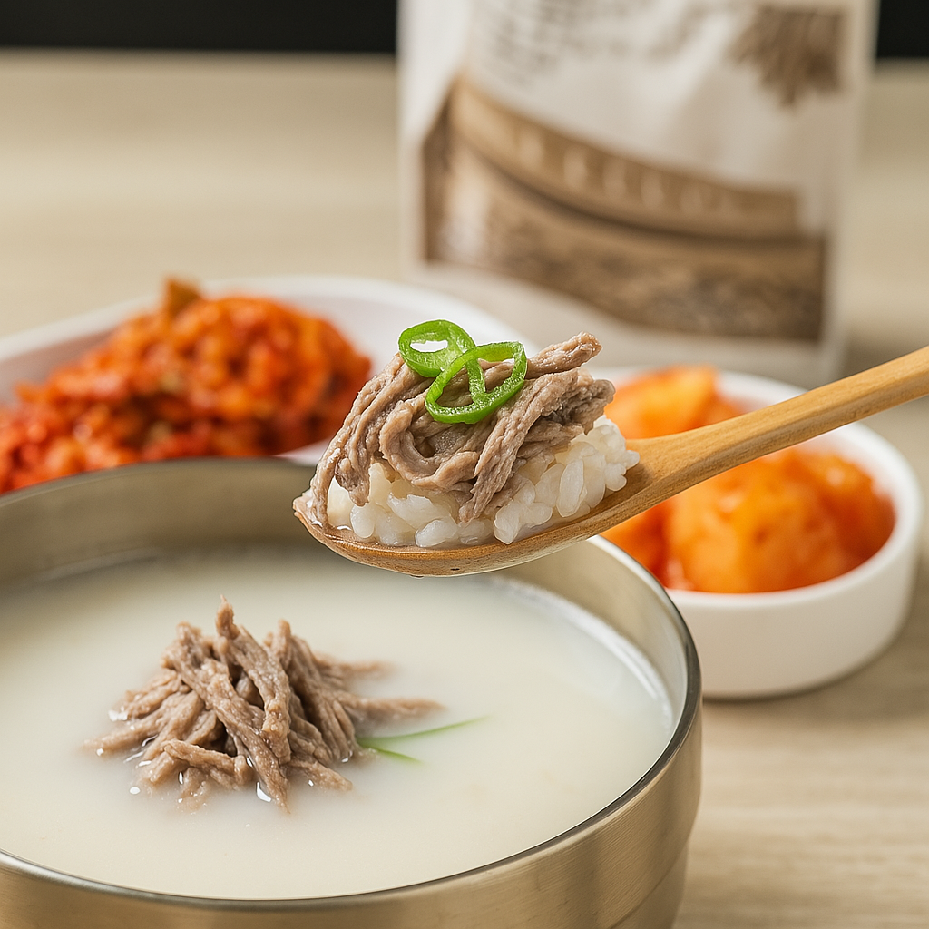팔당 동동국수 고기 가득 사골 소고기 진 곰탕 - 상세 이미지 2