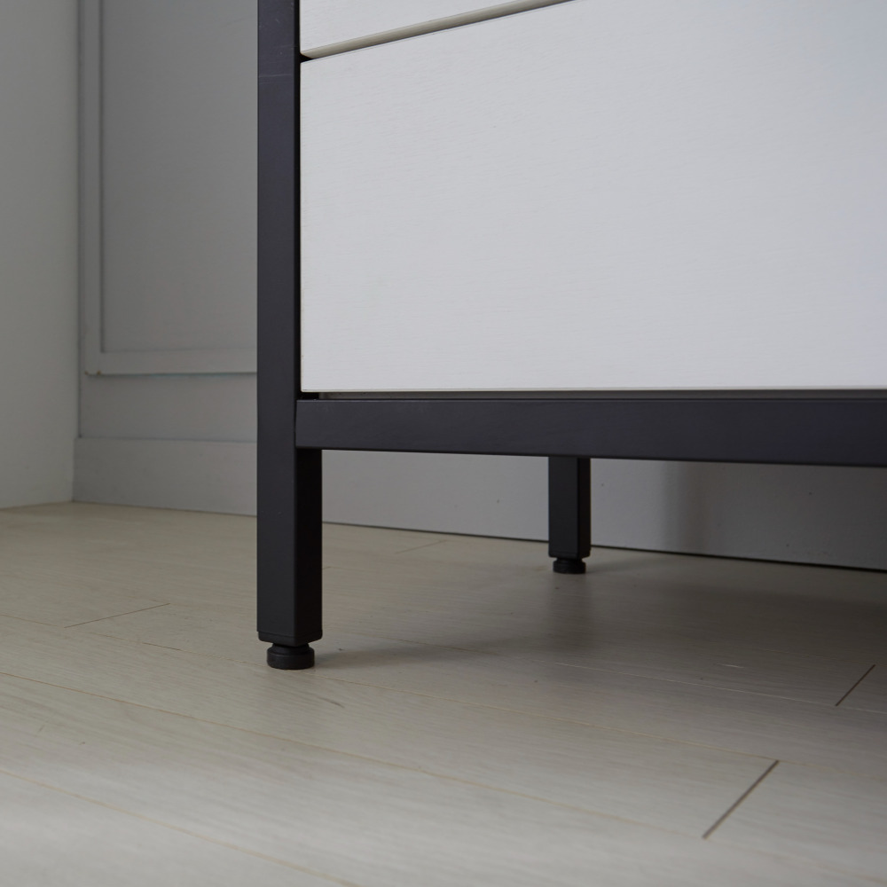 세 1800거실장 높은tv장테이블 멀바우 철제티비다이 오디오장식장