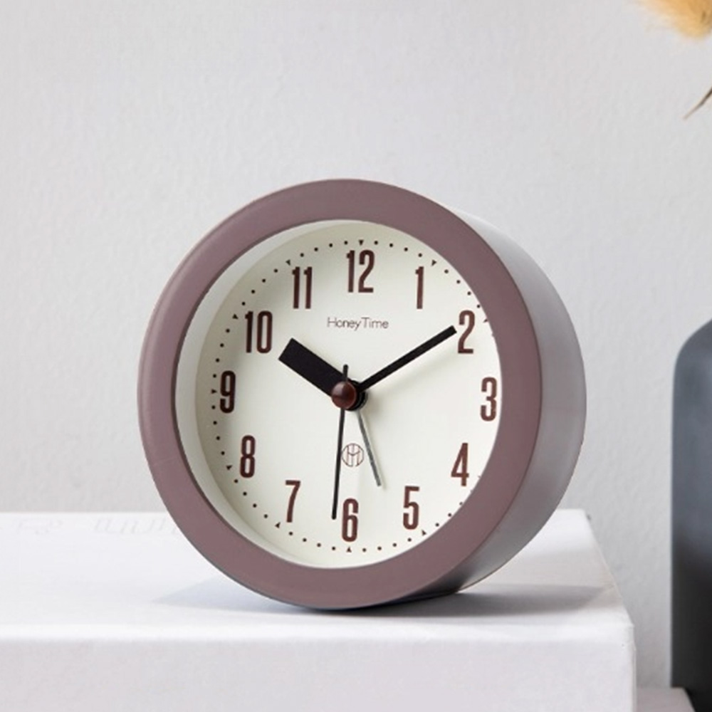 온마이무드 몽뜨 무소음 알람 탁상시계 탁상용 미니 알람시계