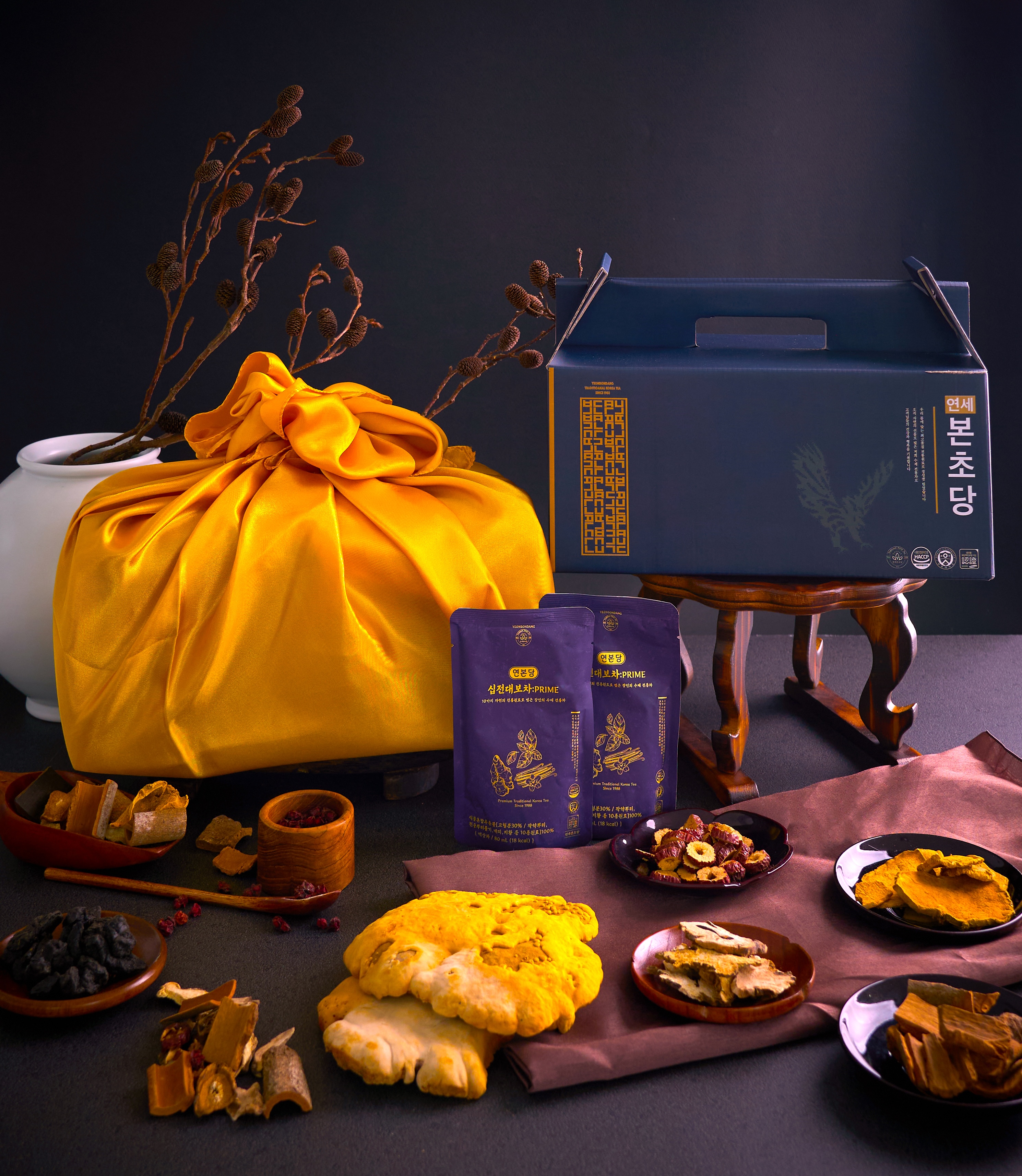 [연본당] 십전대보차 (전통차장인의 Since1988레시피) 황금보자기 10개입, 1개