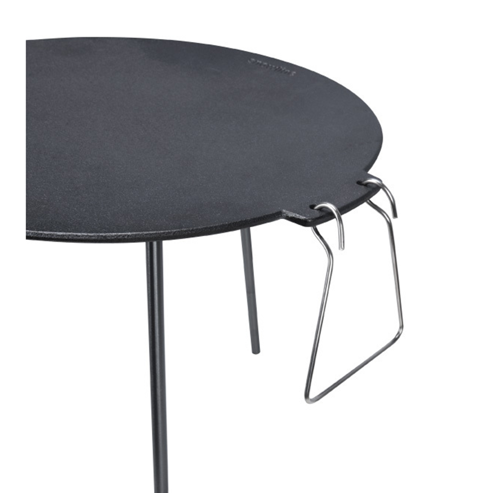 스노우라인 아이언 BBQ팬 3단 높이조절 주물 캠핑 그리들