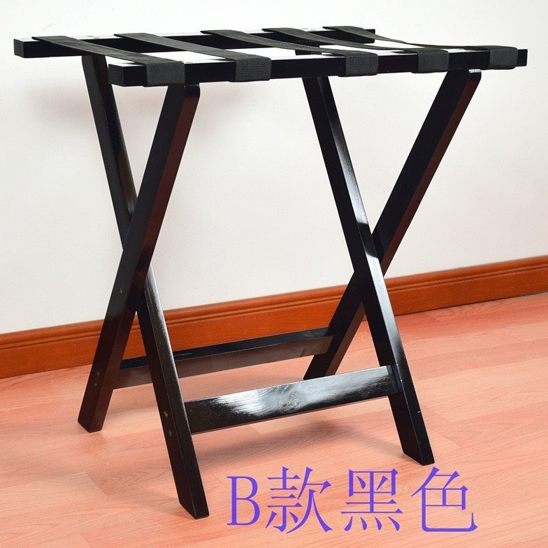 원목 러기지랙 트레이 콘솔 여행 선반 펜션 화이트 60x40x60 - 상세 이미지 5
