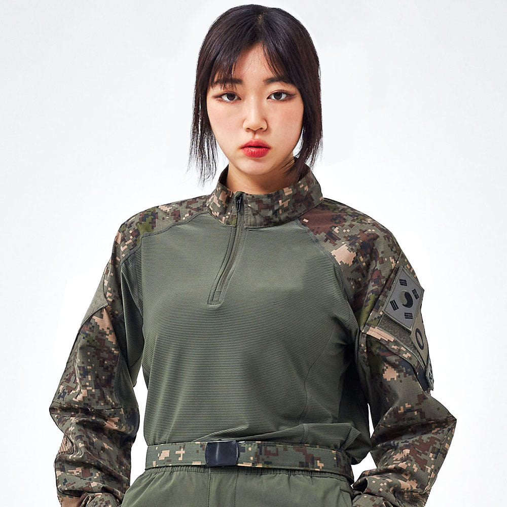 헤세드 컴뱃셔츠 육군 택티컬 전술 티셔츠 간부 군인 군대 이미지 3