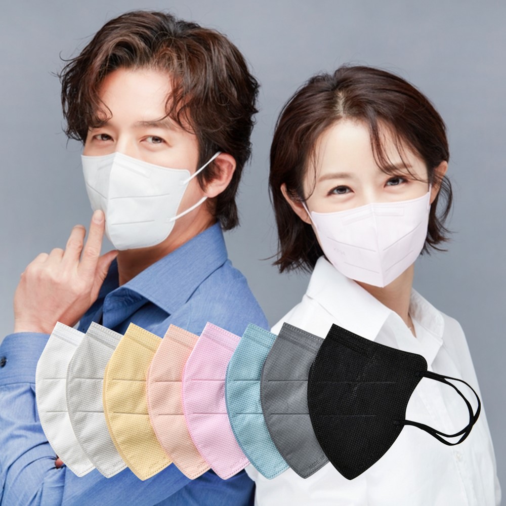 유앤미 KF94 마스크 새부리형 대형 100매 귀편한 일회용 마스크 비말