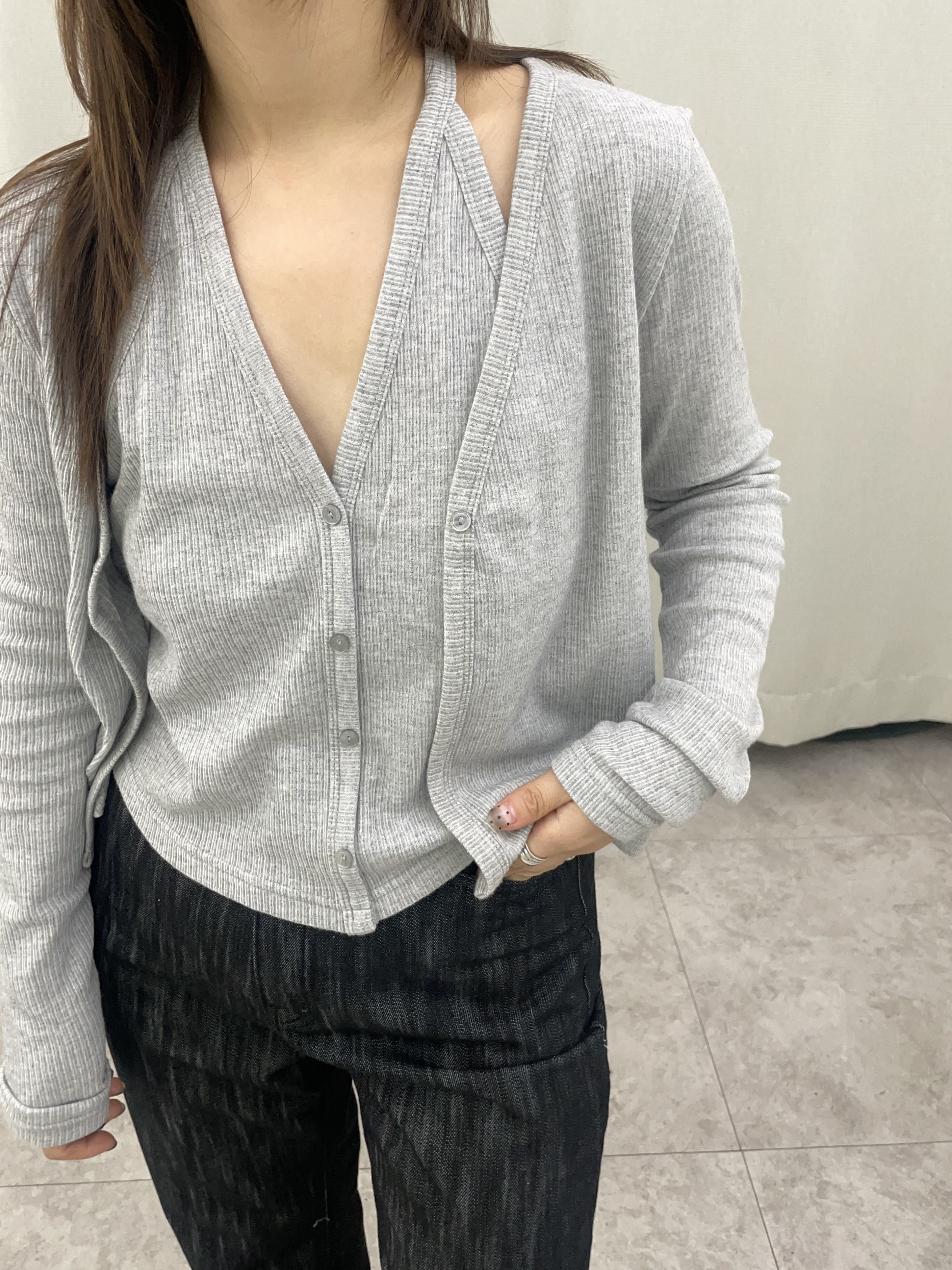 홀터나시 가디건 세트 (2color) 상세 이미지 18