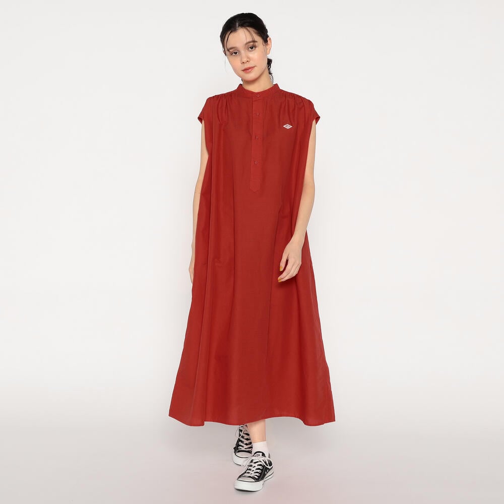 단톤 원피스 ROLL UP SHIRT DRESS 25SS 셔링 셔츠 DNB251L203-0010 - 상세 이미지 3