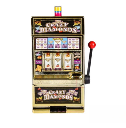 상세페이지 참조 [해외]슬롯 머신 저금통 미니 게임 펜션 룰렛 복불복 금고 파칭코 카페 집들이 선물 동전 큰소리 776 해적 A.778  다이아몬드 대형