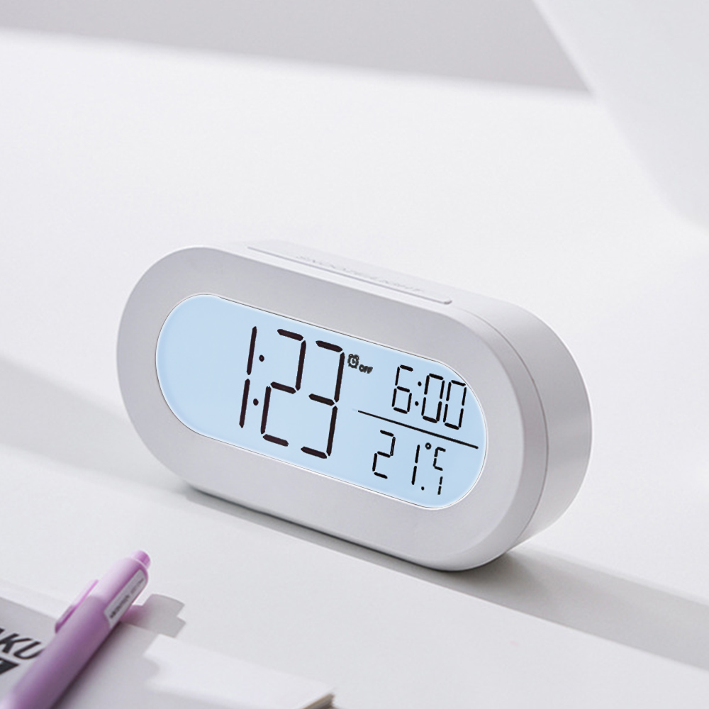 온마이무드 인테리어 알람 탁상시계 탁상용 디지털 미니 전자 알람시계