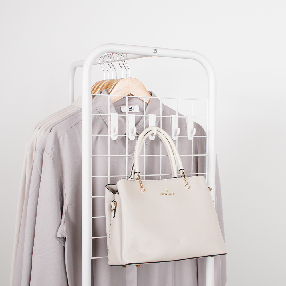 무베즈 올인원 이동식행거 2단 드레스룸 고정식 스탠드 옷걸이 행거