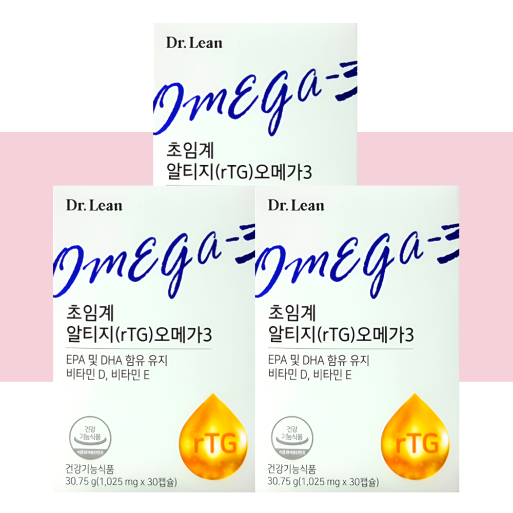 닥터린 초임계 알티지 오메가3 rTG 30캡슐X3박스 - 상세 이미지 5