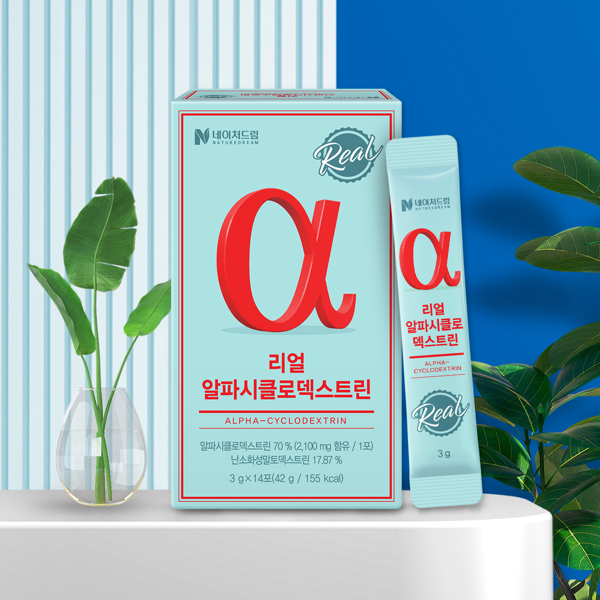 리얼 알파CD 6박스 알파시클로덱스트린 제로파우더 알파시디 총84포 상세 이미지 3