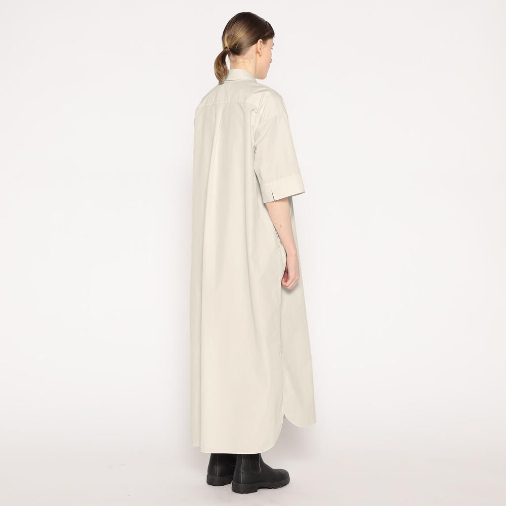 단톤 원피스 ROLL UP SHIRT DRESS 25SS 반팔 셔츠 DNB251L203-0010 - 상세 이미지 5