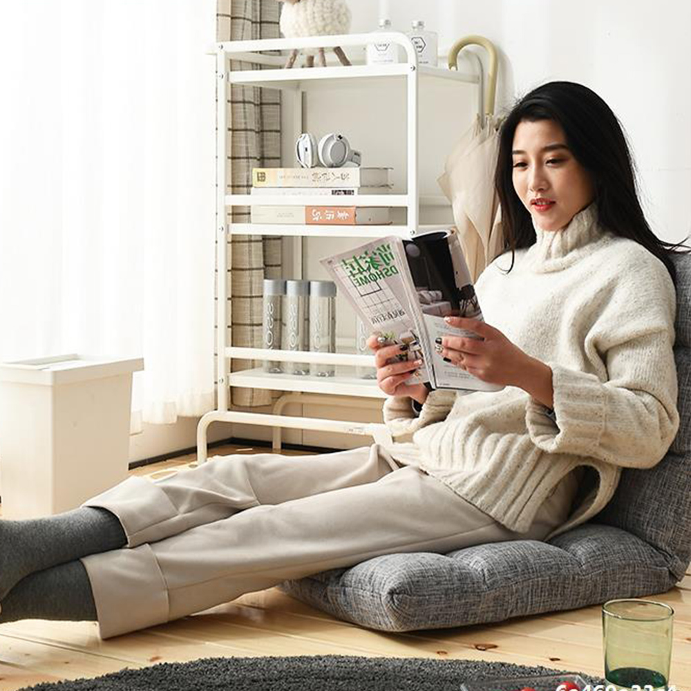 2세대 6단 각도조절 푹신한 좌식소파 1인용 자취방 원룸 바닥 쇼파