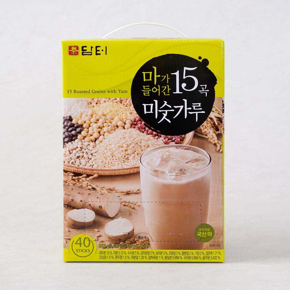 메가마트 담터 마가들어간 15곡 미숫가루 800g(20gx40T) - 메인 이미지