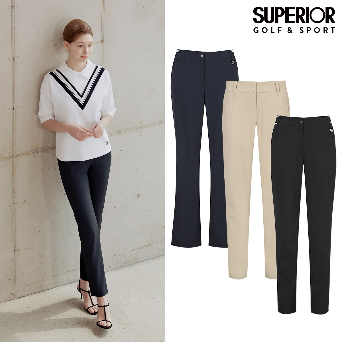 슈페리어 여성 아이스 냉감 썸머 팬츠 3종