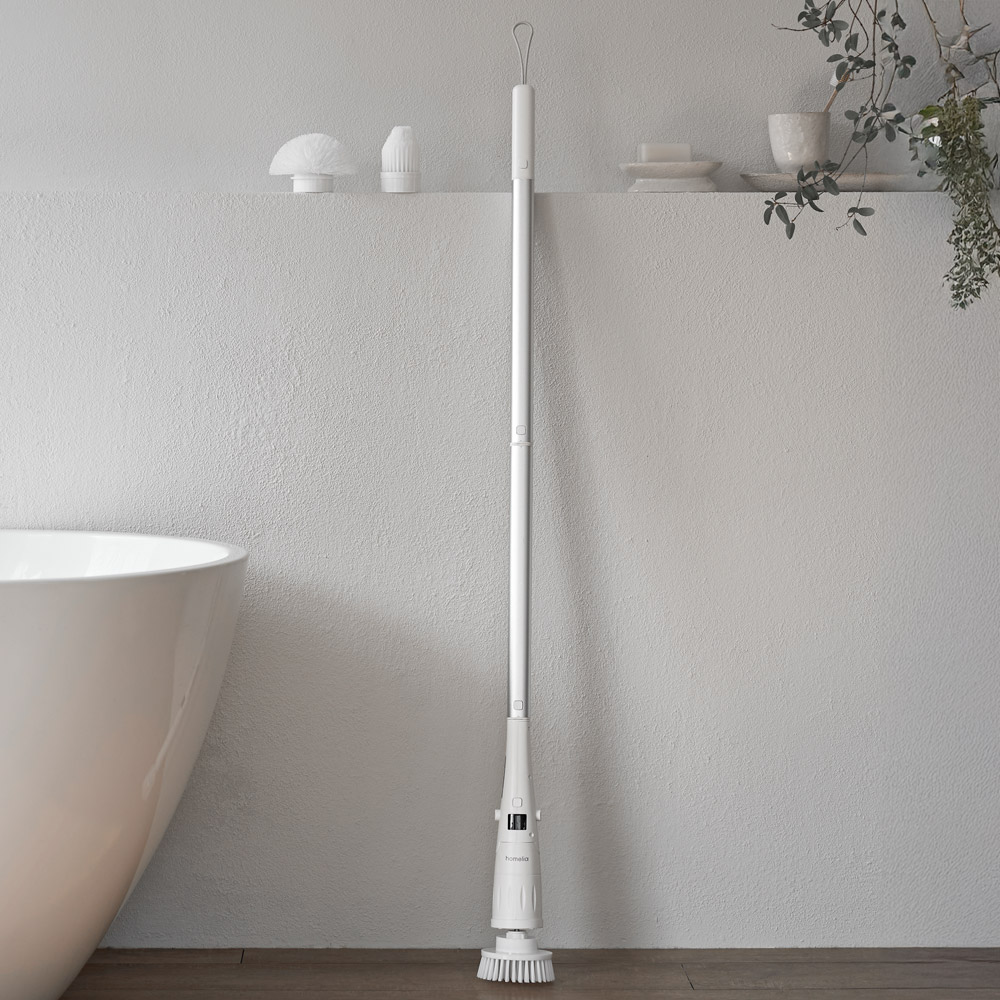 홈리아 욕실청소기 무선 화장실 전동 청소기 6종 브러시 세트