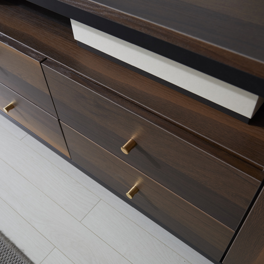 세 1800거실장 높은tv장테이블 멀바우 철제티비다이 오디오장식장