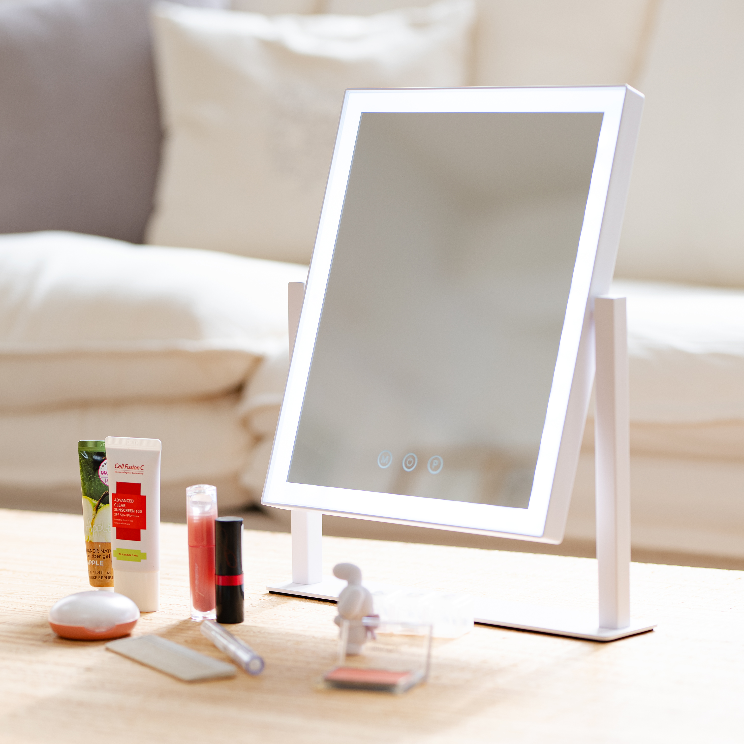 비욘드퍼니싱 LED 화장대 조명 탁상 거울