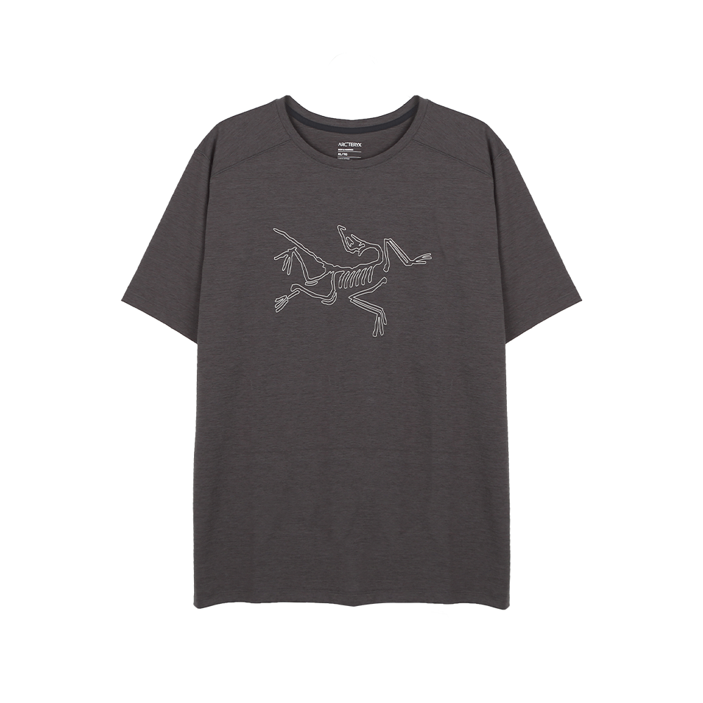 아크테릭스 블랙헤더 반팔티 9726 BLACK HEATHER (2025 S/S) XL - 상품 이미지