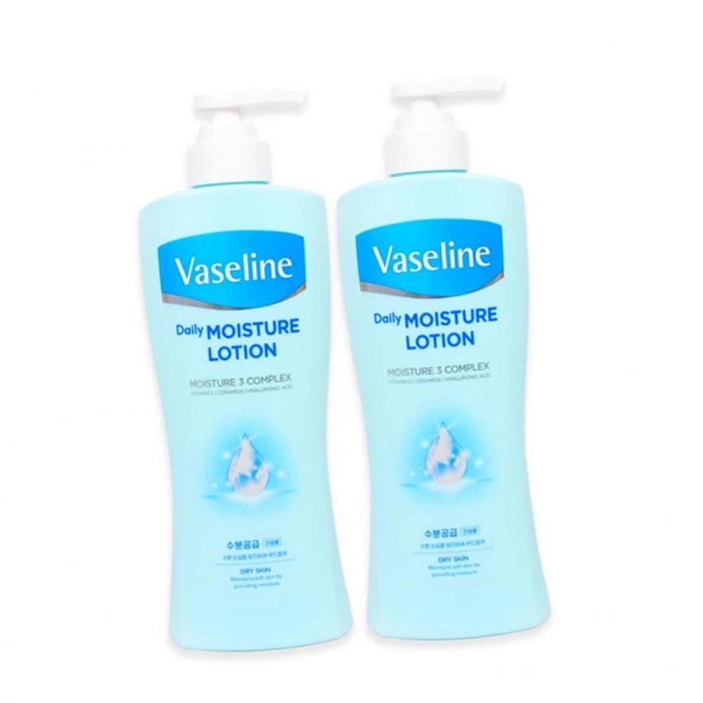 바세린 데일리 모이스처 로션(450ml)-2개 보습 바디 수분 케어 건성용 : 그마트