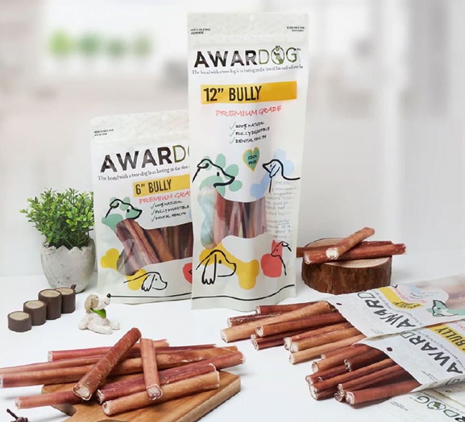강아지 치석제거 구강간식 어워드독 불리바 점보 15cm, 230g, 1개 이미지 4