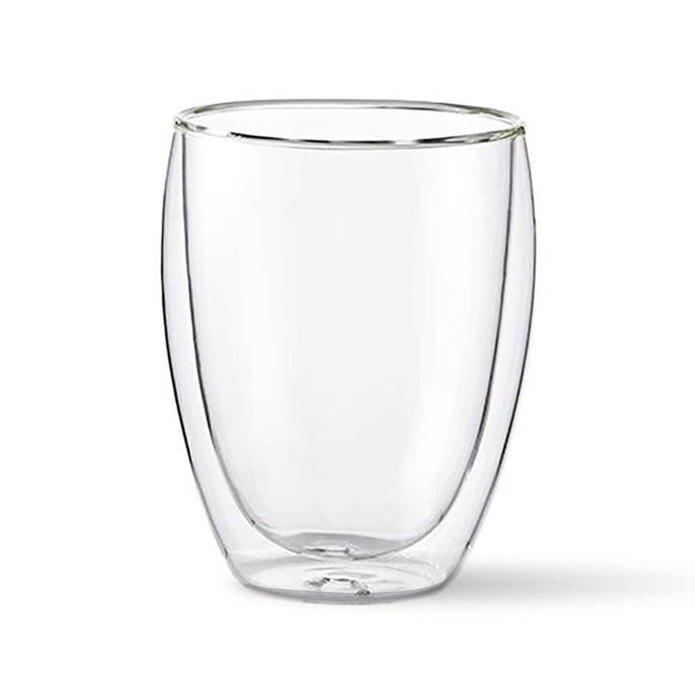 칼딘 홈카페 커피잔 더블월글라스 이중 내열 유리컵 DGC-02 350ml, 1개