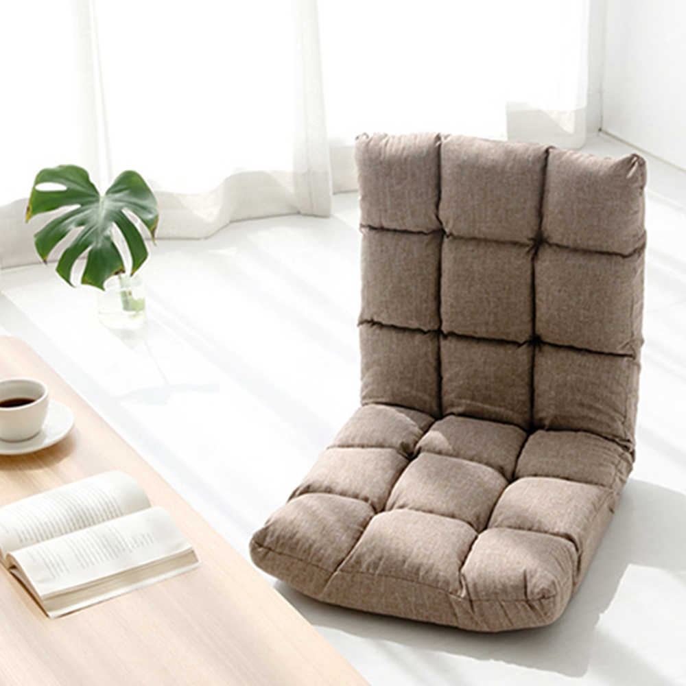 2세대 6단 각도조절 푹신한 좌식소파 1인용 자취방 원룸 바닥 쇼파