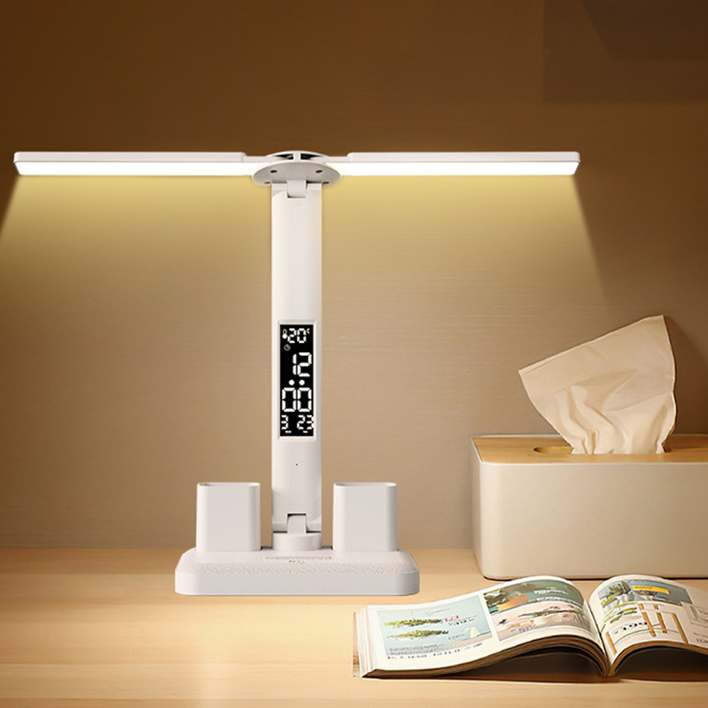 윙플립 올인원 LED 책상스탠드 와이드 학생 탁상 공부 침대 독서등 이미지 7
