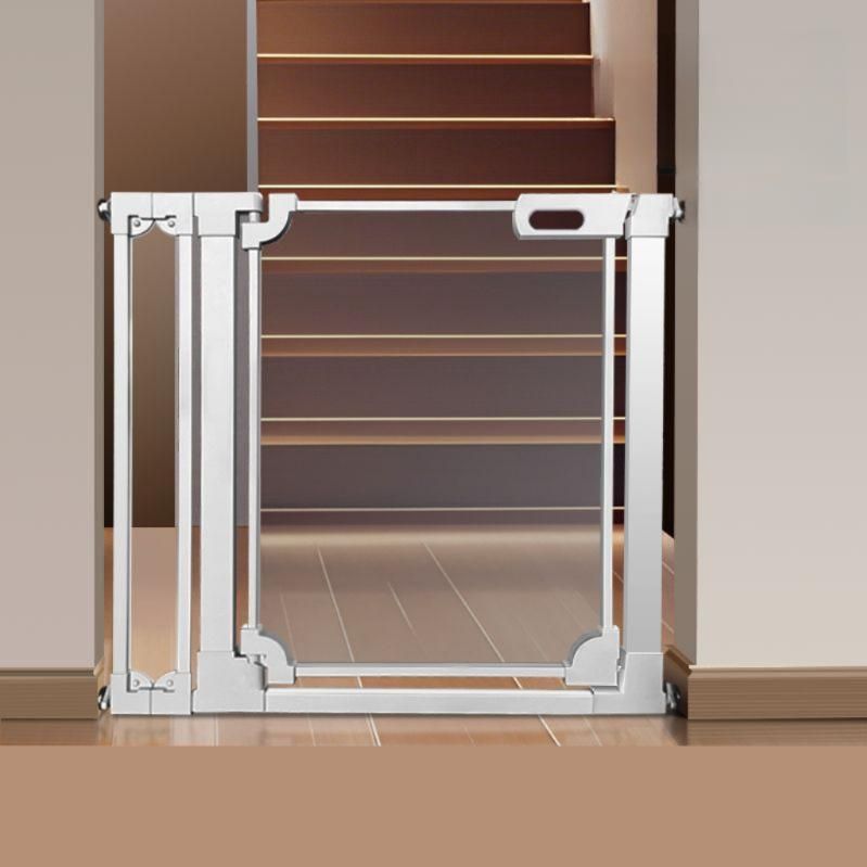 투명 펫도어 아크릴 가드 반려동물 안전 울타리 74-85.9cm 단일높이_77cm - 메인 이미지