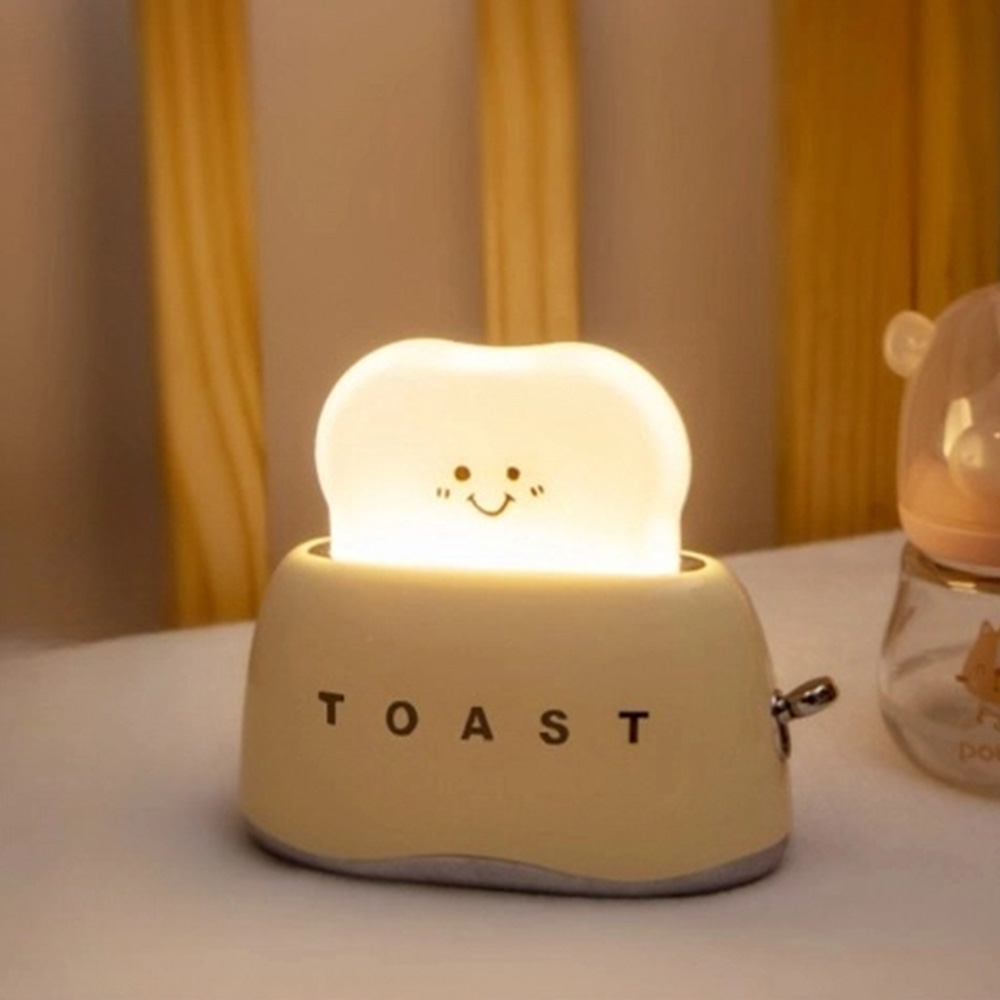 토스트 인테리어 무드등 LED 무선 침대 침실 수면등 수유등 - 메인 이미지